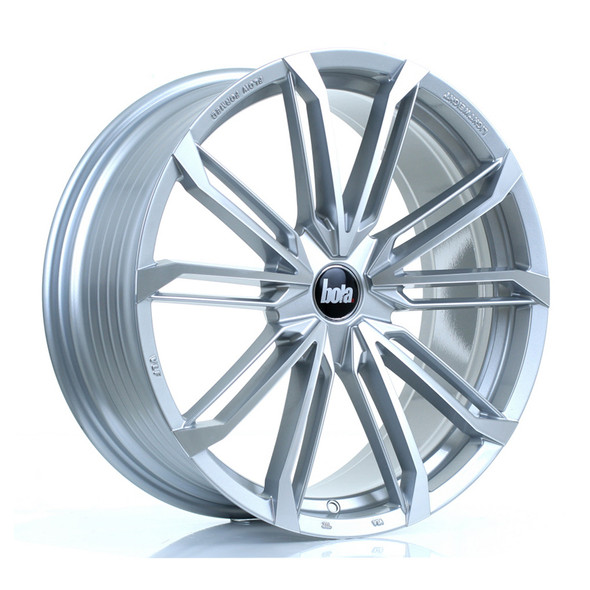 BOLA VANSPORT B23 20x8.5 CUSTOM PCD ET38 to 45 SILVER POLISHED FACE (Load Rated 865kg) www.srbpower.com
