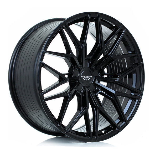 JUDD JSF3 22x10.5 CUSTOM PCD ET25 to 45 GLOSS BLACK (Load Rated 1000kg) www.srbpower.com