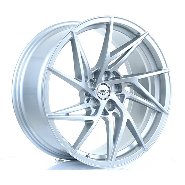 JUDD MODEL TWO 20x9.5 CUSTOM PCD ET20 to 45 ARGENT SILVER (Load Rated 705kg) www.srbpower.com