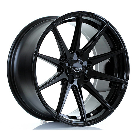 JUDD T311R 19x9.5 CUSTOM PCD ET25 to 45 GLOSS BLACK (Load Rated 815kg) www.srbpower.com