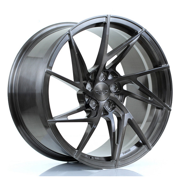 JUDD (FORGED) MODEL TWO 20x10.5 CUSTOM PCD ET20 to 45 HAND BRUSHED TITANIUM (Load Rated 0) www.srbpower.com