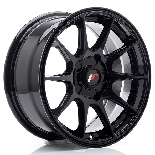 JR Wheels JR11 15x7 ET20-30 CUSTOM PCD 67.1mm Gloss Black