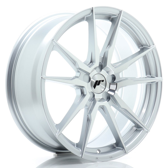 JR Wheels JR21 19x8.5 ET31 5x112 72.6mm Silver Machined