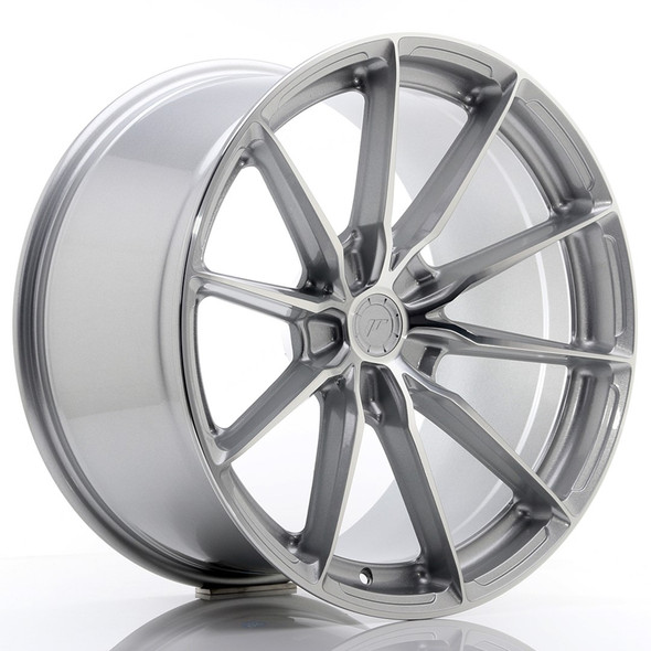 JR Wheels JR37 20x10.5 ET40 5x112 72.6mm Silver Machined