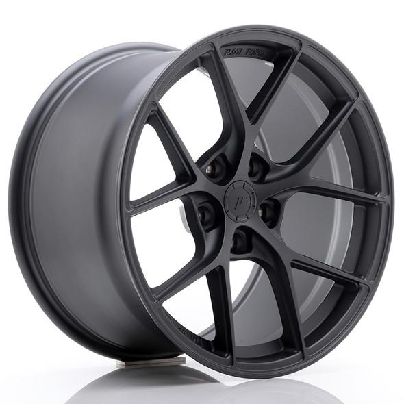 JR Wheels SL01 18x10.5 ET38 5x120 72.6mm Matt Gun Metal