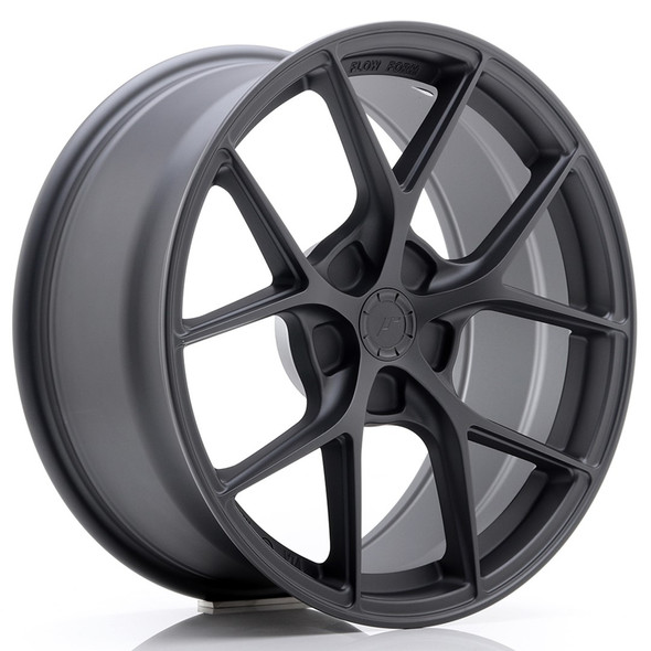 JR Wheels SL01 18x8 ET40 5x120 72.6mm Matt Gun Metal