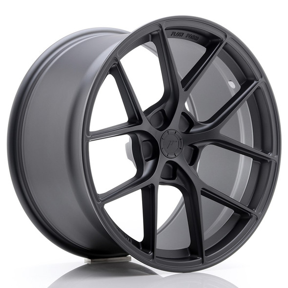 JR Wheels SL01 19x10 ET40 5x112 72.6mm Matt Gun Metal