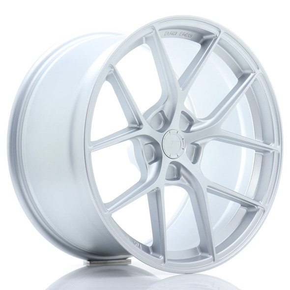 JR Wheels SL01 19x10 ET40 5x120 72.6mm Matt Silver