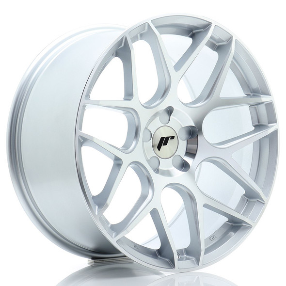 JR Wheels JR18 19x9.5 ET35 5x120 72.6mm Silver Machined