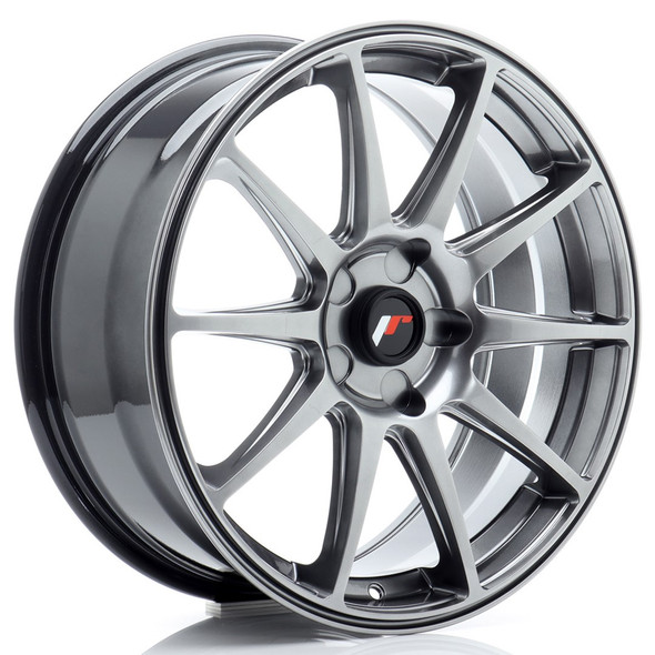 JR Wheels JR11 18x7.5 ET40 5x114.3 72.6mm Hyper Black