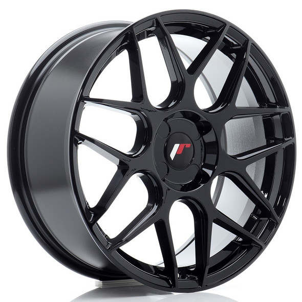JR Wheels JR18 18x7.5 ET20-40 CUSTOM PCD 72.6mm Gloss Black