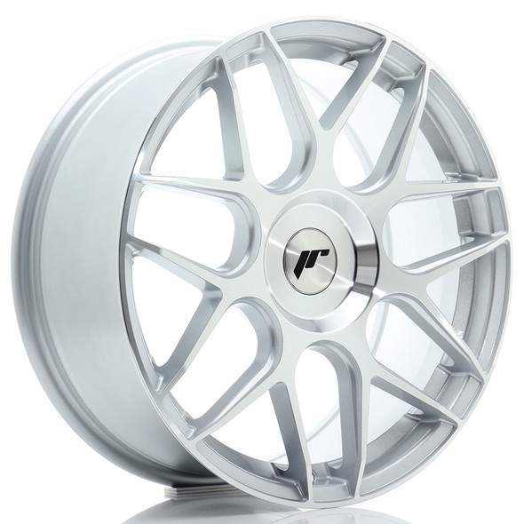 JR Wheels JR18 18x7.5 ET36 5x114.3 72.6mm Silver Machined