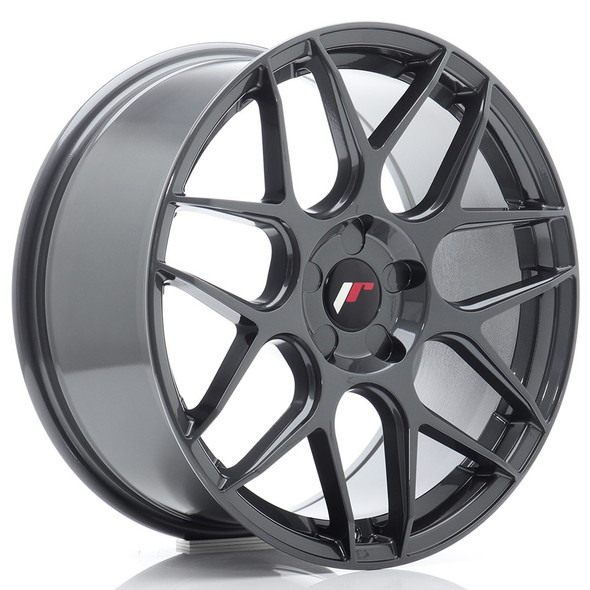 JR Wheels JR18 18x8.5 ET35 5x114.3 72.6mm Hyper Gray