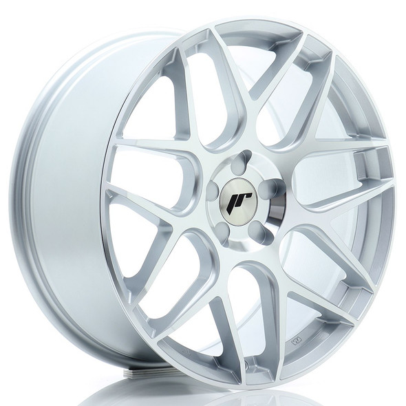 JR Wheels JR18 19x8.5 ET35 5x120 72.6mm Silver Machined