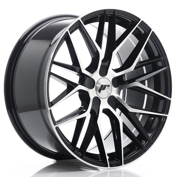JR Wheels JR28 19x9.5 ET40 5x112 74.1mm Gloss Black Machined