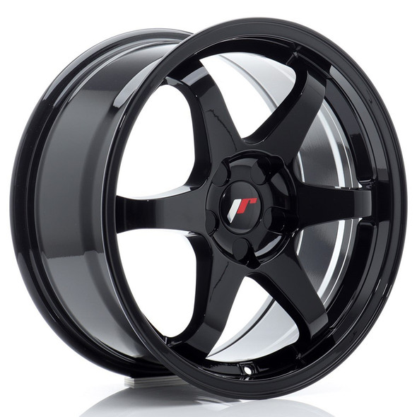 JR Wheels JR3 17x8 ET20-35 CUSTOM PCD 72.6mm Gloss Black