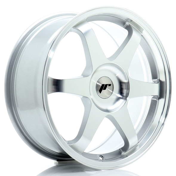 JR Wheels JR3 18x8 ET43 5x114.3 72.6mm Silver Machined