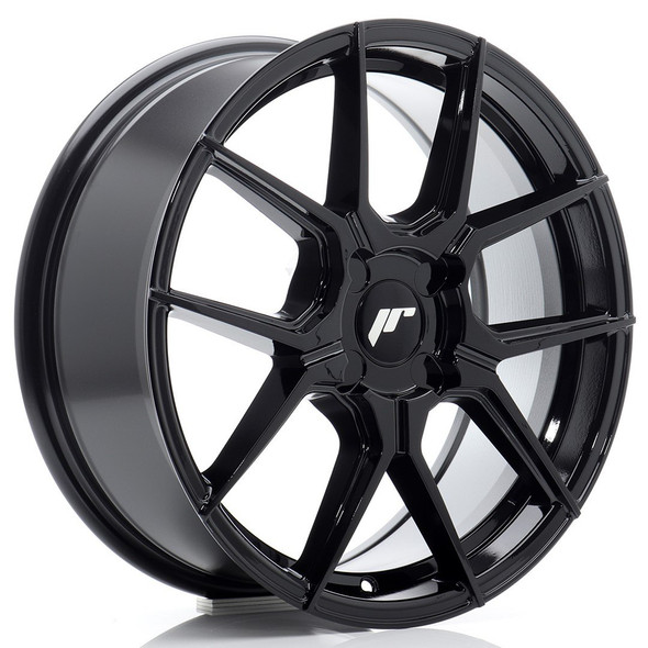 JR Wheels JR30 17x7 ET20-40 CUSTOM PCD 72.6mm Gloss Black