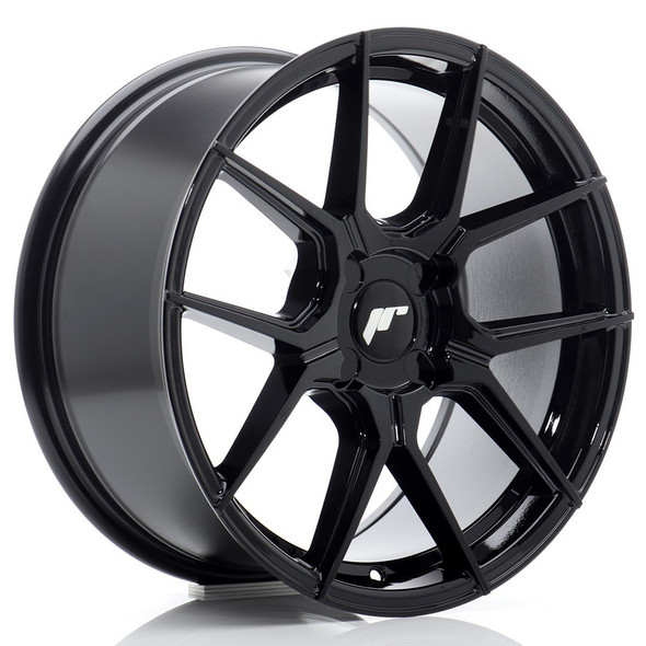 JR Wheels JR30 17x8 ET20-40 CUSTOM PCD 72.6mm Gloss Black