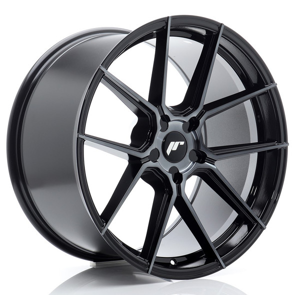 JR Wheels JR30 20x10 ET41 5x120 72.6mm Black Machined