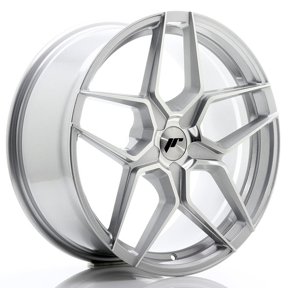 JR Wheels JR34 19x8.5 ET35 5x112 74.1mm Silver Machined