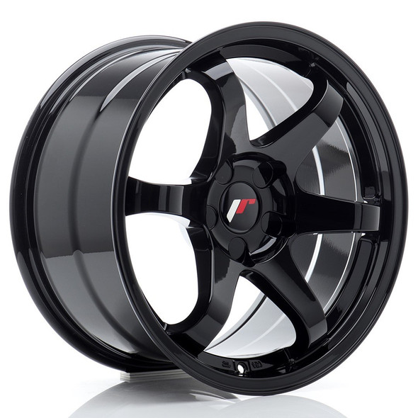 JR Wheels JR3 17x9 ET20-35 CUSTOM PCD 72.6mm Gloss Black
