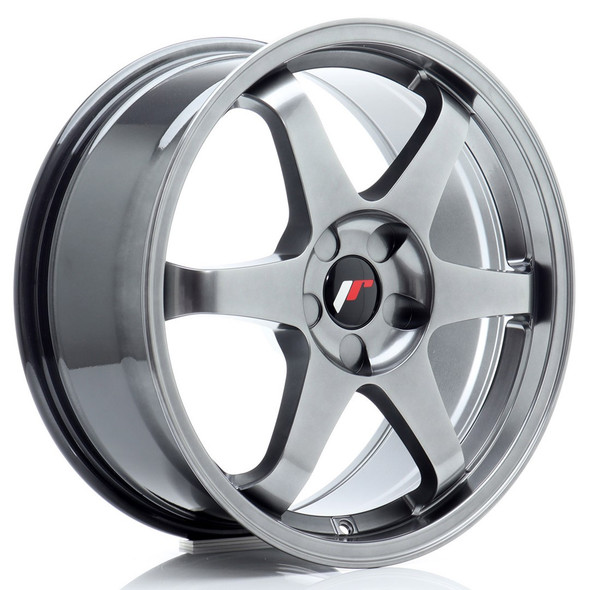 JR Wheels JR3 18x8 ET40 5x114.3 72.6mm Hyper Black