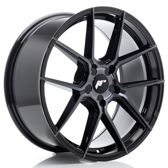 JR Wheels JR30 19x8.5 ET21 5x112 72.6mm Black Machined