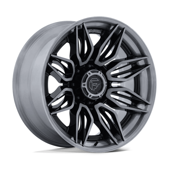 Fuel FC404 MUTINY 22x10 ET0 8x170 125.10mm GLOSS BLACK BRUSHED DARK TINT (Load Rated 1678kg)