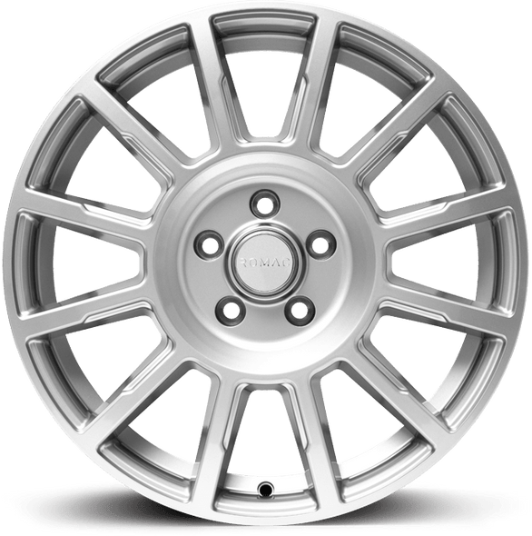 ROMAC STEALTH 16x6.5 ET50 5x112 SILVER (Load 1250kg) RMSTE F6690S