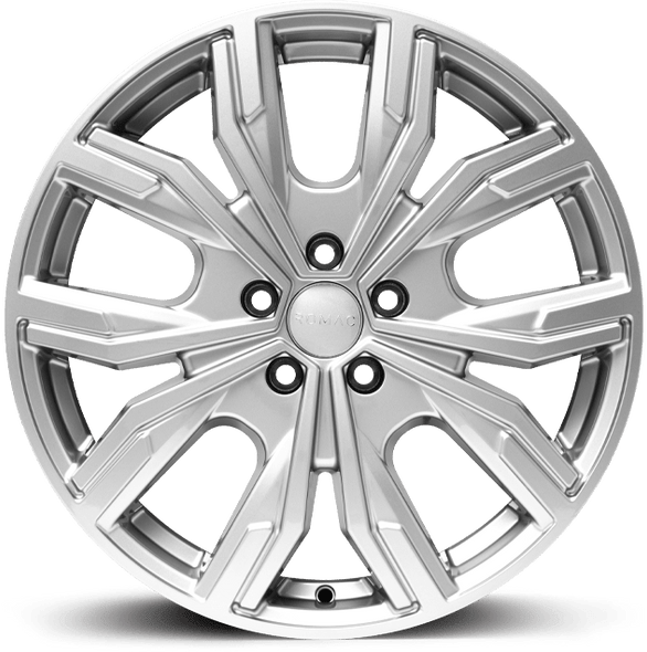 ROMAC TORQUE 16x6.5 ET50 5x120 SILVER (Load 1250kg) RMTOR F6614S