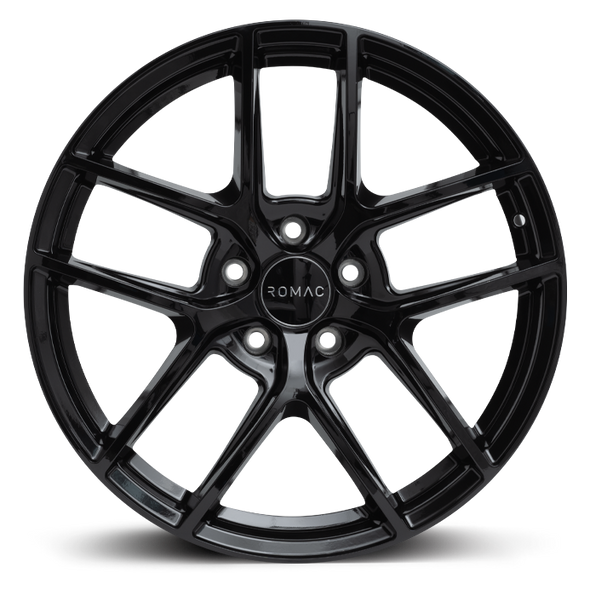 ROMAC DIABLO 17x7.5 ET40 5x114.3 GLOSS BLACK (Load 690kg) RMDIA H7546GB