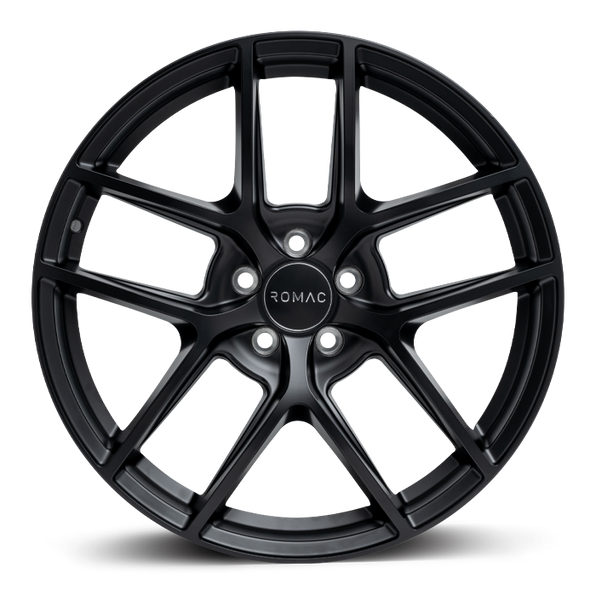 ROMAC DIABLO 17x7.5 ET42 5x120 SATIN BLACK (Load 690kg) RMDIA H7514SB