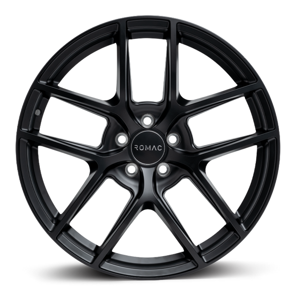 ROMAC DIABLO 17x7.5 ET40 5x114.3 SATIN BLACK (Load 690kg) RMDIA H7546SB