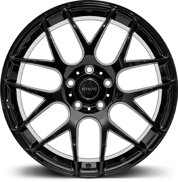 ROMAC RADIUM 17x7.5 ET45 5x112 GLOSS BLACK (Load 690kg) RMRAD H7690GB