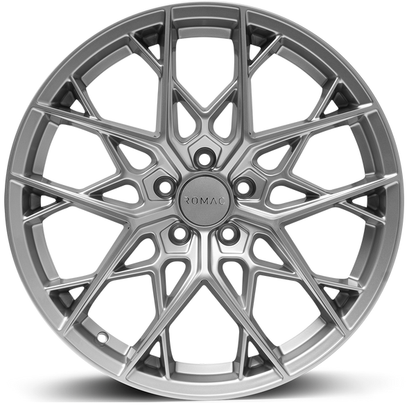 ROMAC VORTEX 18x8.5 ET37 5x120 SILVER (Load 725kg) RMVOR J8414S