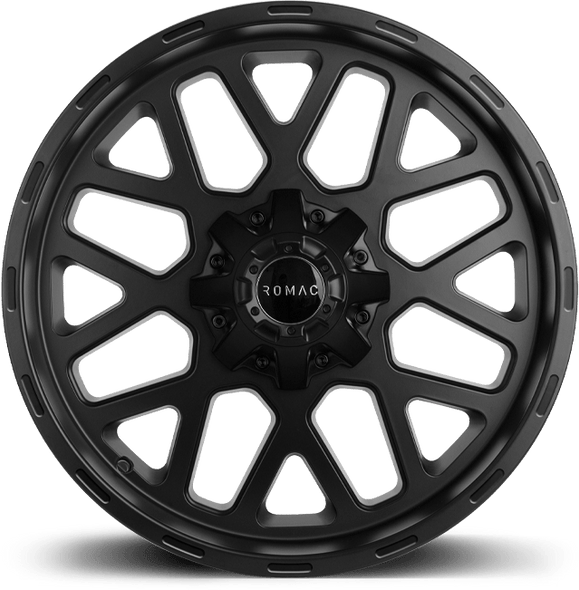 ROMAC UTAH 20x9 ET12 6x139.7 SATIN BLACK (Load 955kg) RMUTA K0179SB
