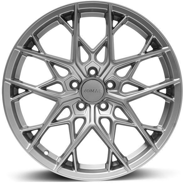 ROMAC VORTEX 20x8.5 ET45 5x108 SILVER (Load 1000kg) RMVOR J0677S
