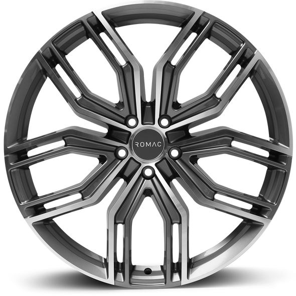 ROMAC CATALINA 22x9.5 ET40 5x120 GREY/POLISH (Load 1000kg) RMCAT L2514GMF