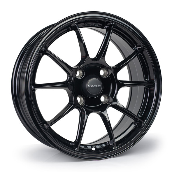 Dare MS1 17x7.5 ET45 5x108 Gloss Black 73.1mm (Rated 690kg) D17755108BADMS145