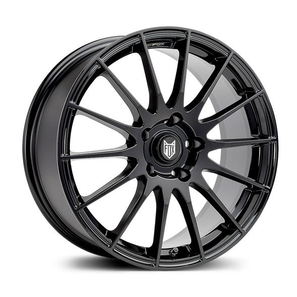 FOX FX004 16x6.5 ET38 4x100 GLOSS BLACK (Load 690kg) FX004F6475B