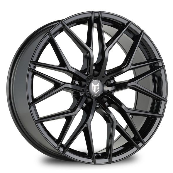 FOX FX13 21x10 ET45 5X112 GLOSS BLACK (Load 1000kg) FX13M490B