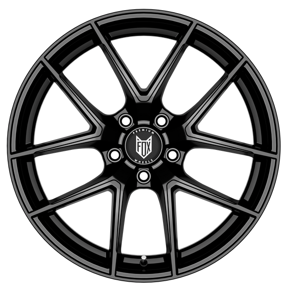 FOX FX5 18x8 ET35 5x120 GLOSS BLACK (Load 762kg) FX5I8314B