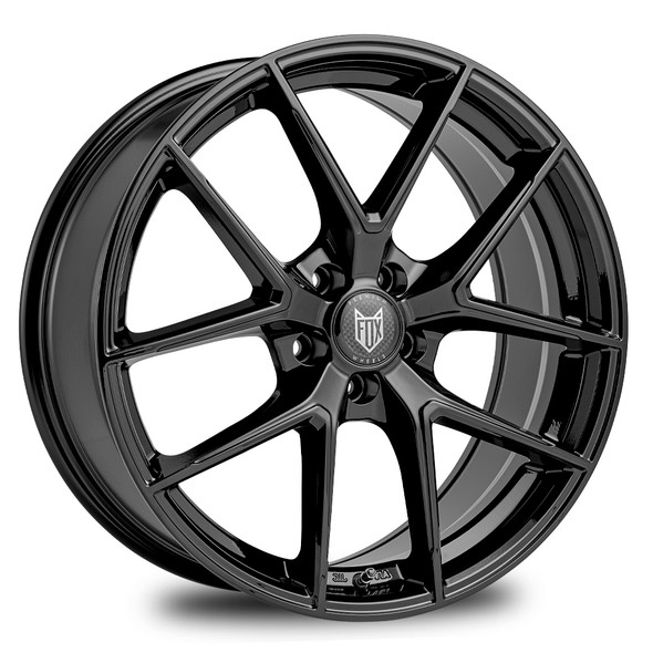 FOX FX5 19x8 ET35 5x120 GLOSS BLACK (Load 762kg) FX5I9314B