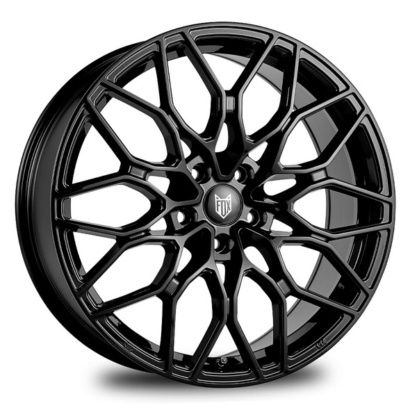 FOX FX9 19x9 ET45 5x108 GLOSS BLACK (Load 725kg) FX9K9477B