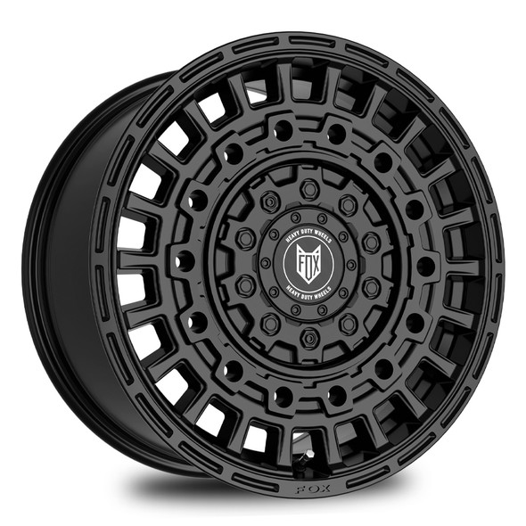 FOX ADV 16x7 ET40 5x108 SATIN BLACK (Load 1500kg) FXADVG6477SB