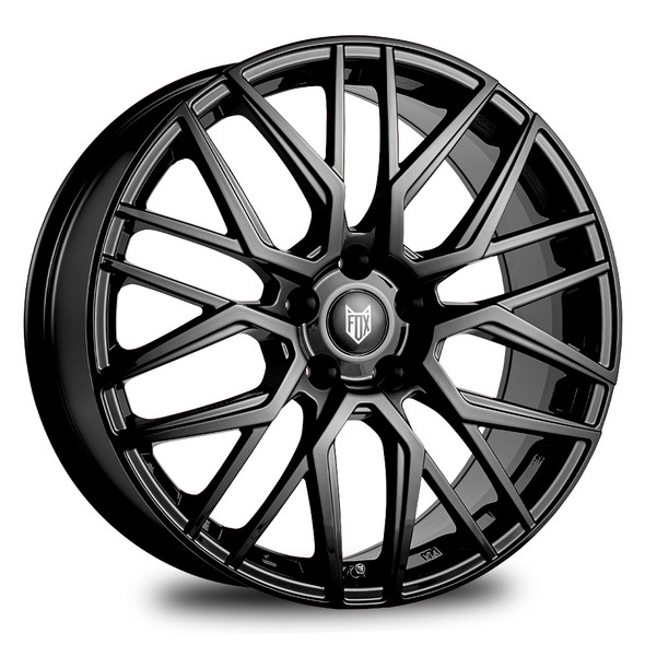 FOX BMA 18x8 ET42 5x108 GLOSS BLACK (Load 690kg) FXBMAI8477B