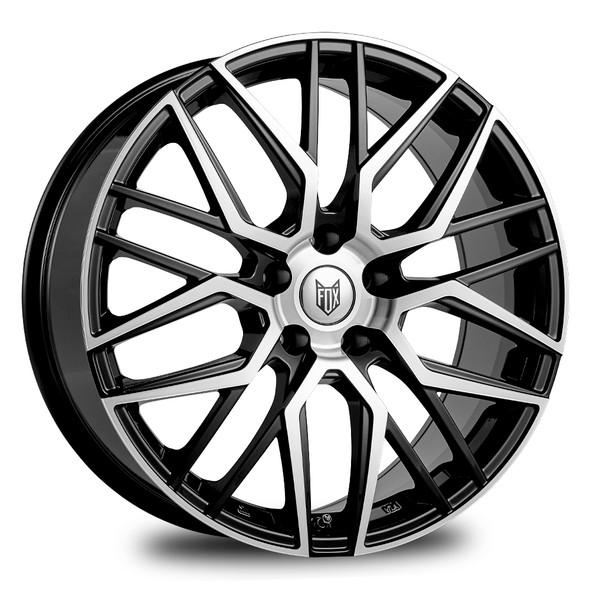 FOX BMA 19x8 ET33 5x120 BLACK POLISH (Load 690kg) FXBMAI9314BP