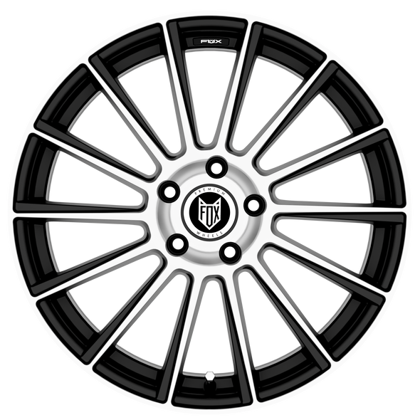 FOX MBM 19x8 ET40 5x112 BLACK POLISH (Load 762kg) FXMBMI9490BP