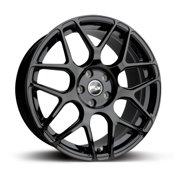 FOX PF3 17x7.5 ET38 5x100 GLOSS BLACK (Load 690kg) FXPF3H7394B